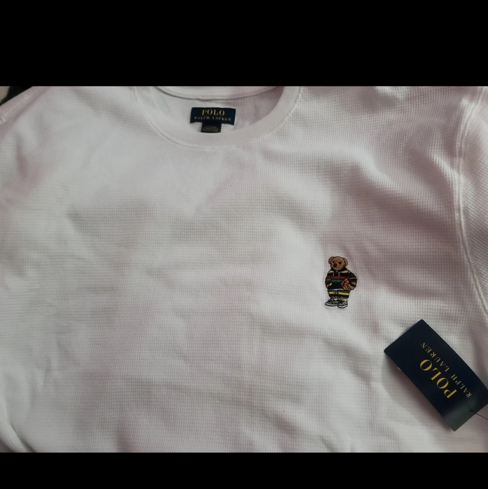 NWT RARE RALPH LAUREN POLO L/S KNIT THERMAL SHIRT~SIGNATURE BEAR ~XXL